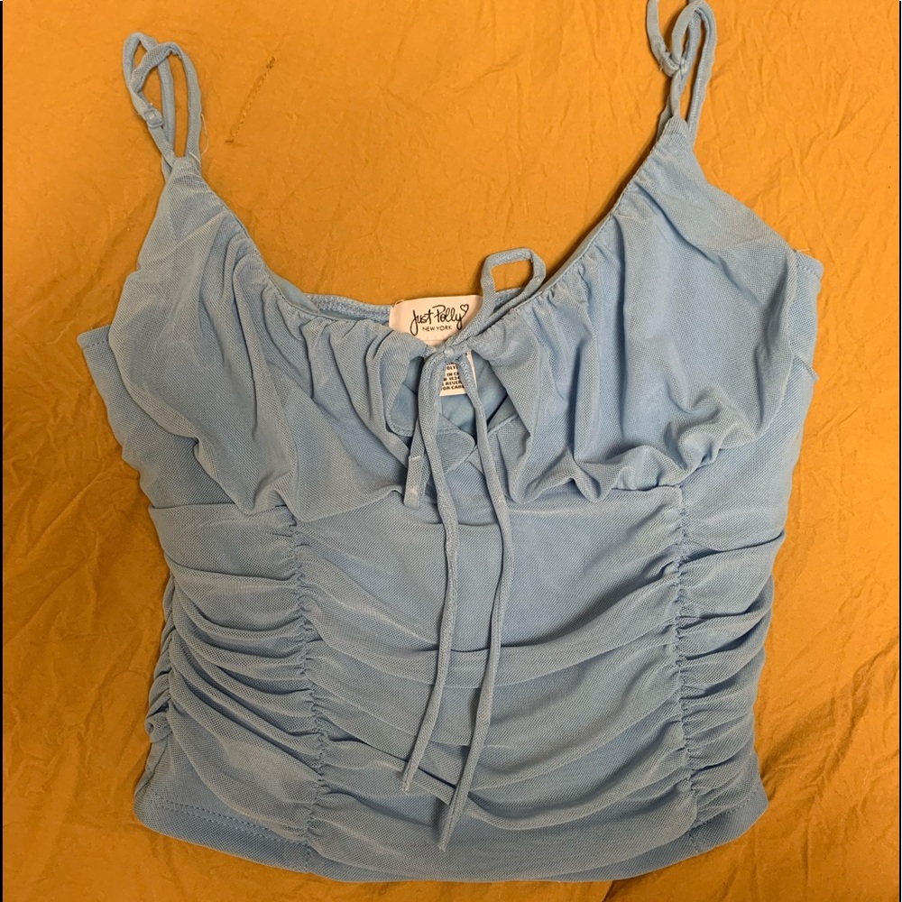 Cinched milkmaid top